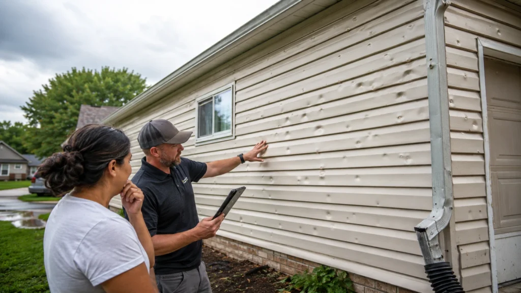 Aluminum Siding Hail Damage Insurance 1