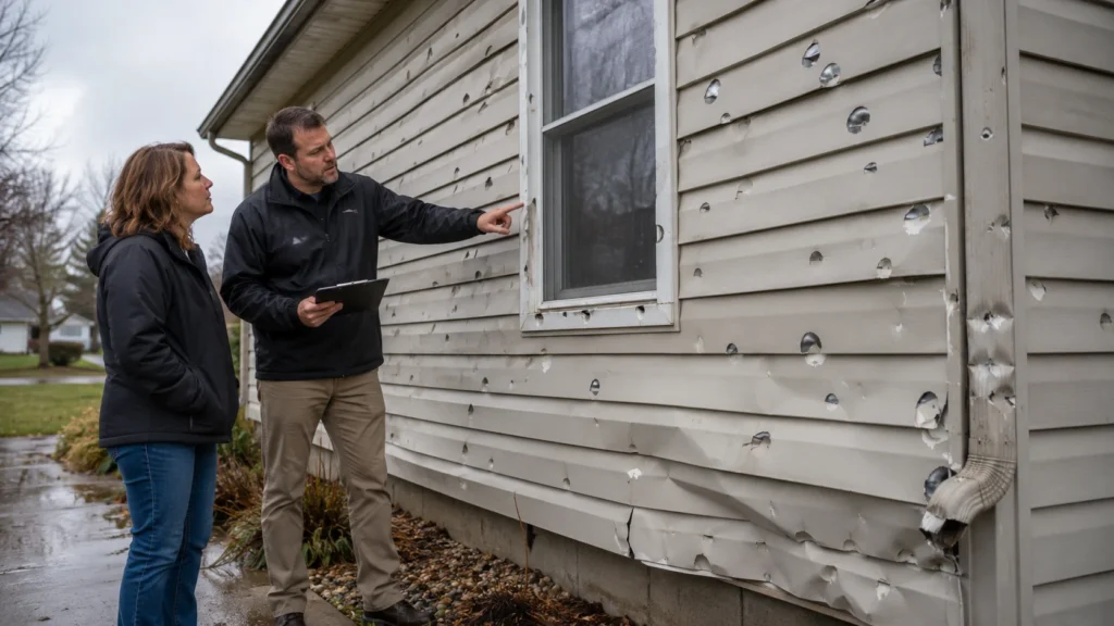 Aluminum Siding Hail Damage Insurance 2